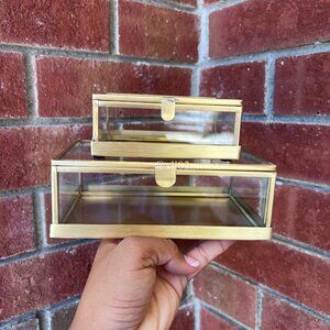 HEARTH AND HAND WITH MAGNOLIA TRINKET BOX SET 2CT